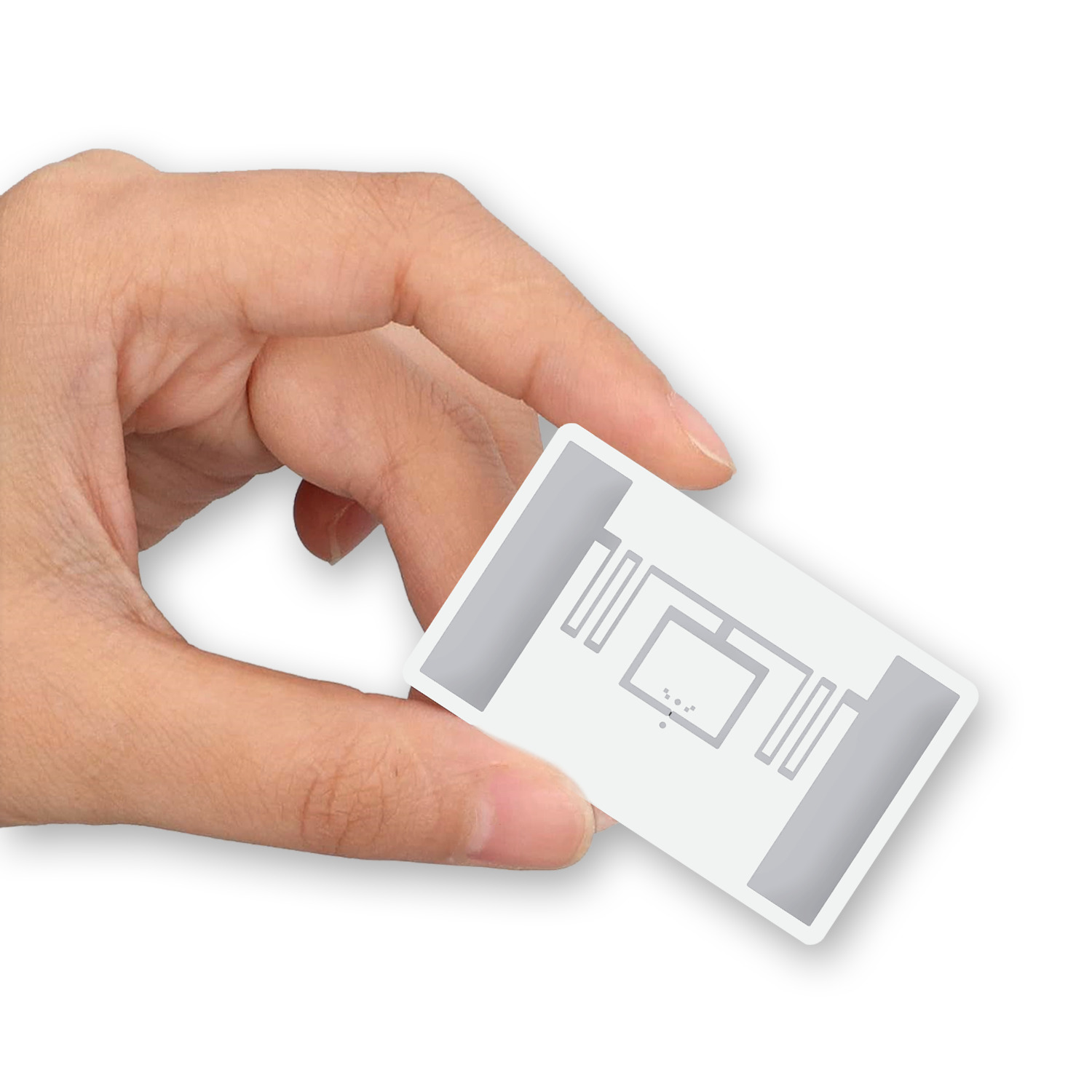 Etiqueta Blanca Autoadhesiva RFID 860-960 MHz 54X34 mm | Rollo de 3.000 Unidades