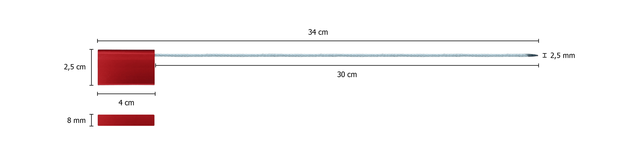 Sello para contenedores, camiones y transportes